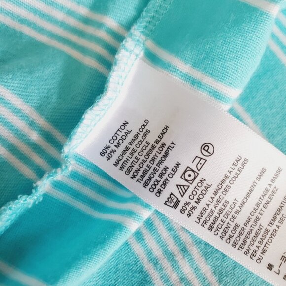 NWT B-Stock Tommy Bahama Coastal Beach Lounge Nautical Striped Cardigan L - Picture 11 of 12